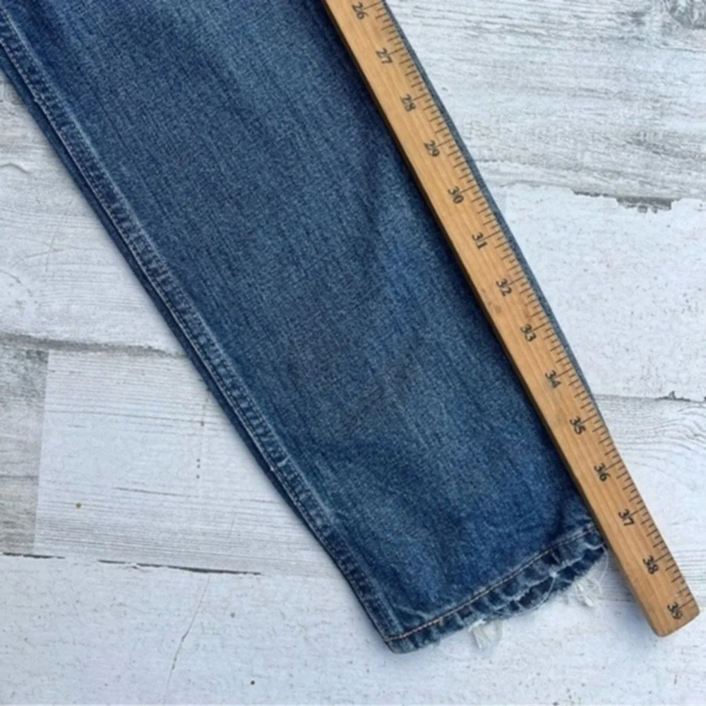 $360 MOUSSY Vintage Denim MV LATROBE Distressed Blue Jeans 25‎ Made In Japan